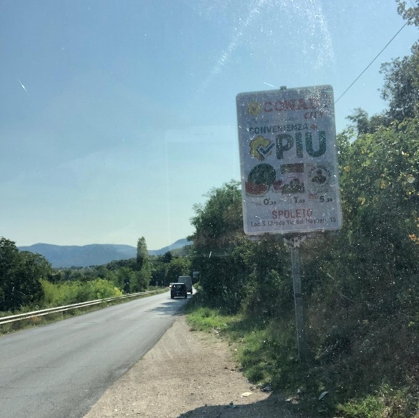 Cartelli pubblicitari AD Service Spoleto e Foligno