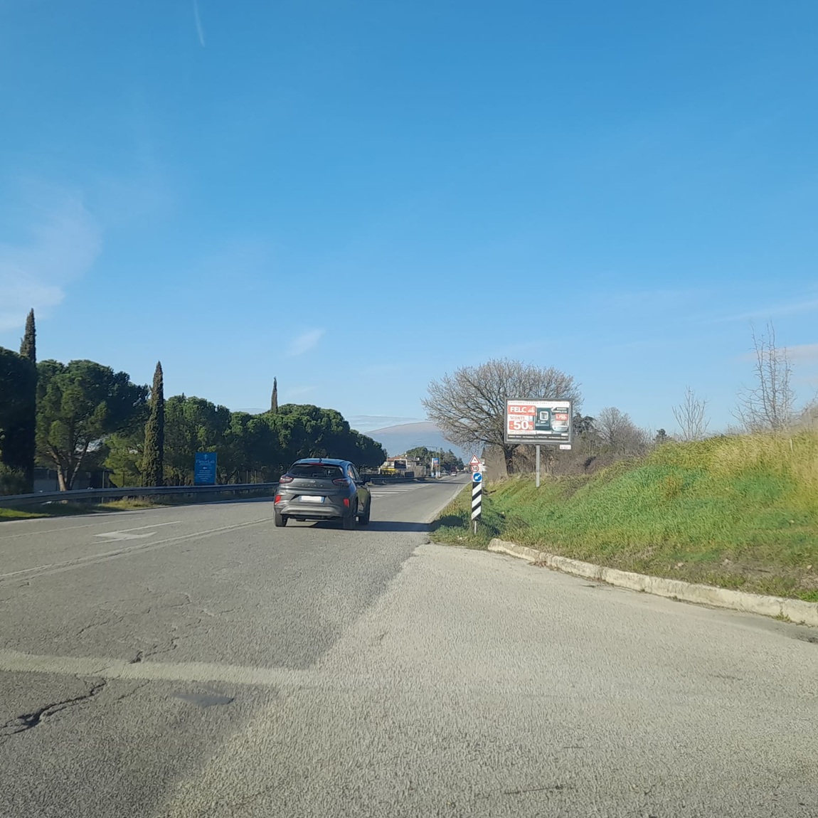 Cartello pubblicitario fronte Sulpol 3x2 Trevi